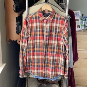 NWOT Polo Ralph Lauren Double Faced Madras Shirt